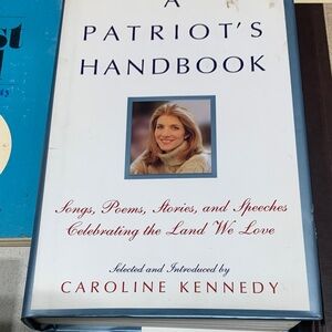 A Patriot's Handbook by Caroline Kennedy - Blue and White Cover